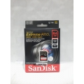 SDCARD  Sandisk  64GB  EXTREEM PRO 4K 